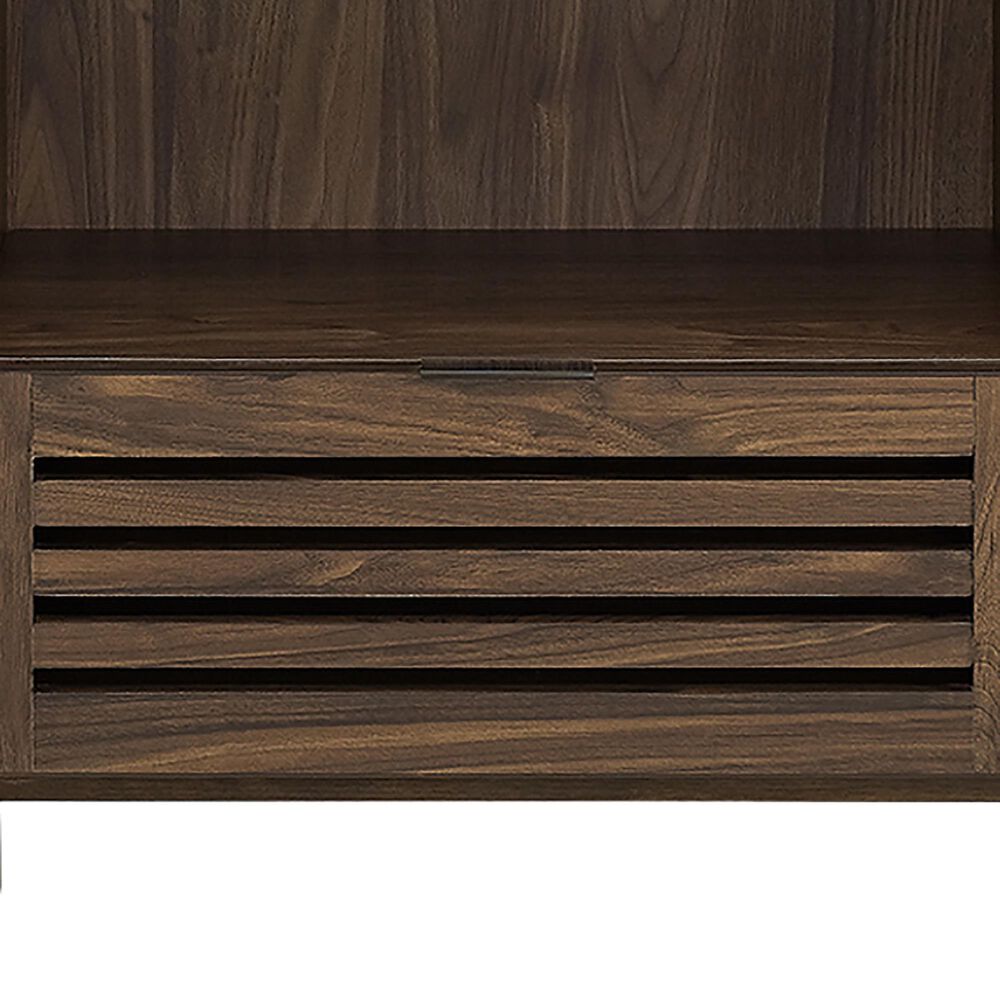 Walker Edison Jackson 70&quot; TV Console in Dark Walnut, , large