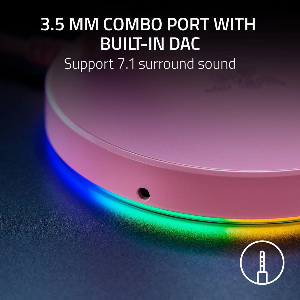 Razer Base Station V2 Chroma Gaming Headset Stand in Quartz Pink, , large