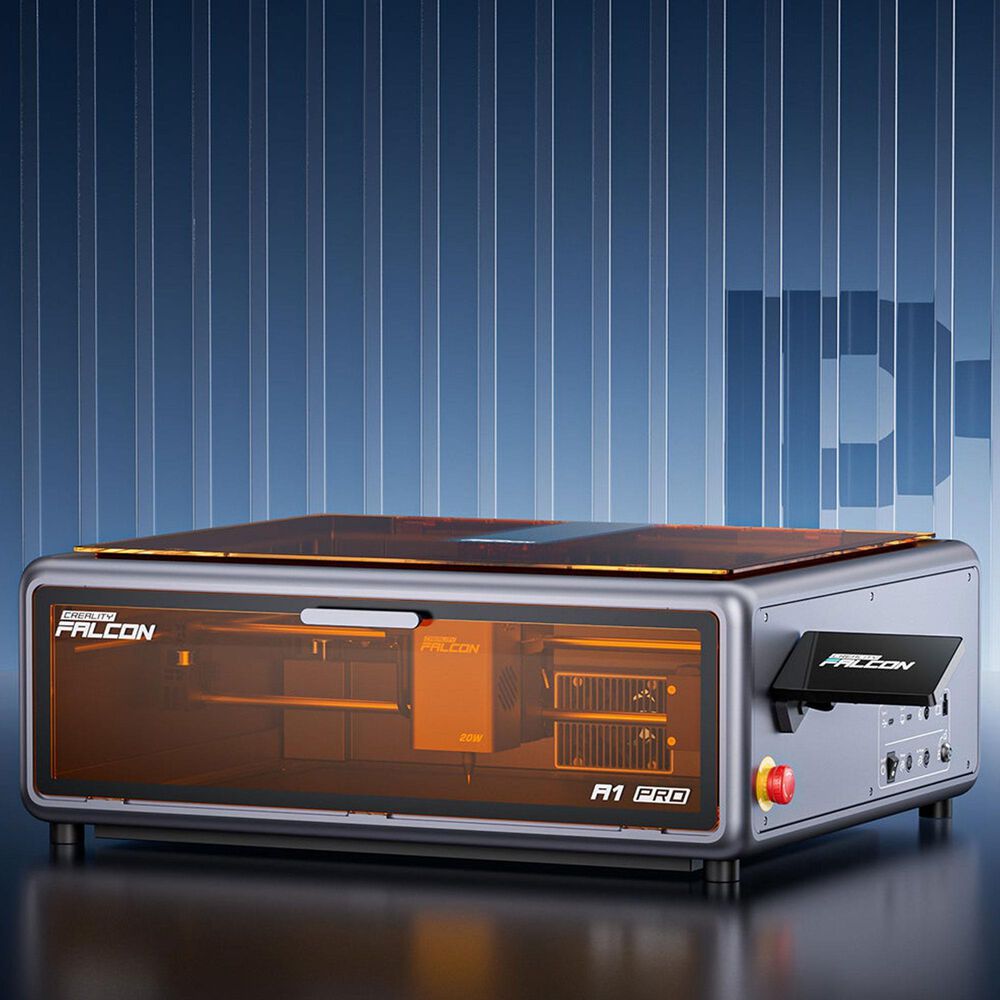 Creality 3D Technology Falcon A1 Pro 20W Laser Engraver and Cutter in Black, , large