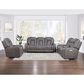 Steve Silver Daniel Triple Power Reclining Sofa in Mossy Gray, , large