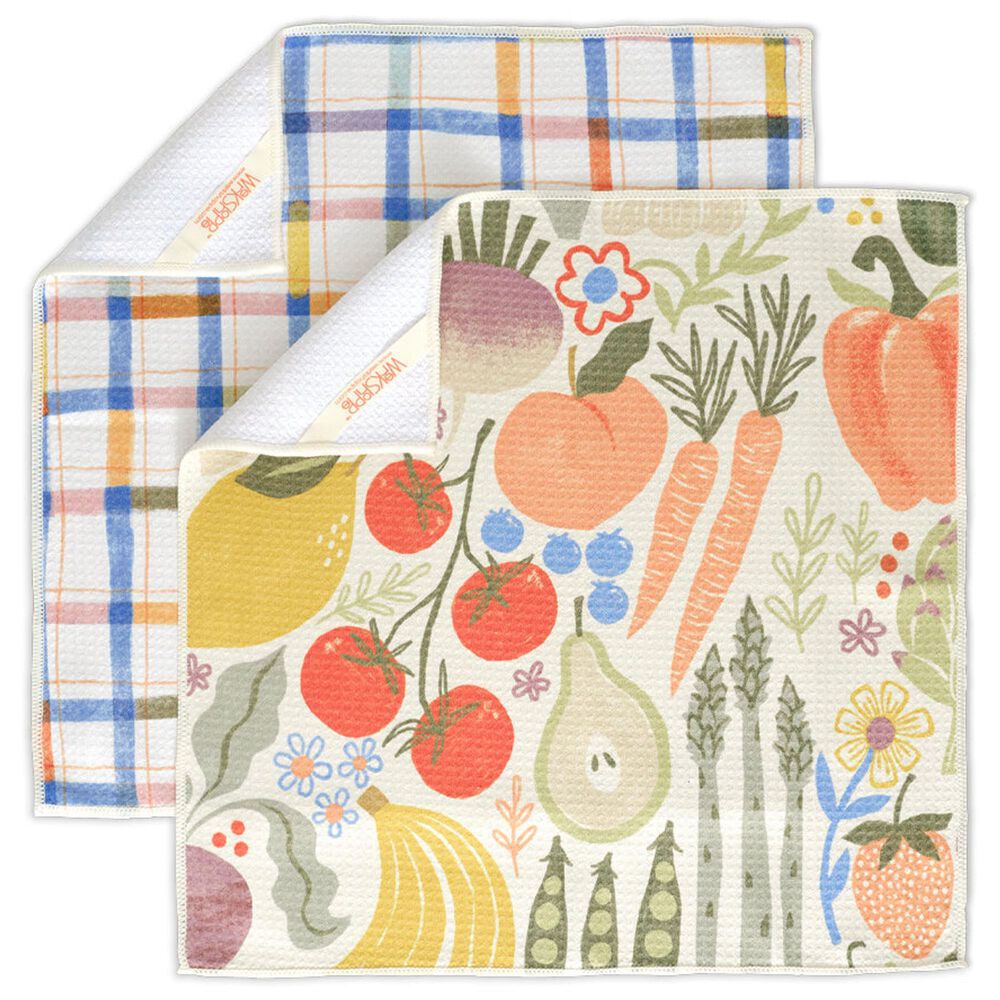 Werkshoppe Farm Stand All Purpose Towel Set in Multicolor &#40;Set of 4&#41;, , large