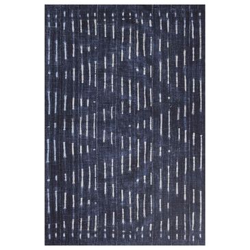 Novogratz Bolt 2" x 3" Denim Area Rug, , large