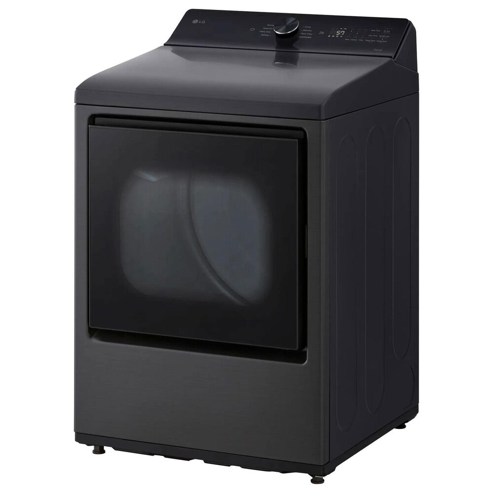 LG 5 Cu. Ft. Smart Top Load Washer and 7.3 Cu. Ft. Electric Dryer Laundry Pair in Platinum Black, , large