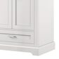 Lexora Home Dukes 72" Double Bathroom Vanity in White with 2 cm White Cultured Marble Top and Rectangular Sinks, , large