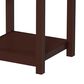 Timberlake Hastings Home 1-Drawer End Table in Dark Brown, , large