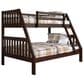 Forest Grove Mission Twin over Full Bunk Bed in Dark Cappuccino, , large