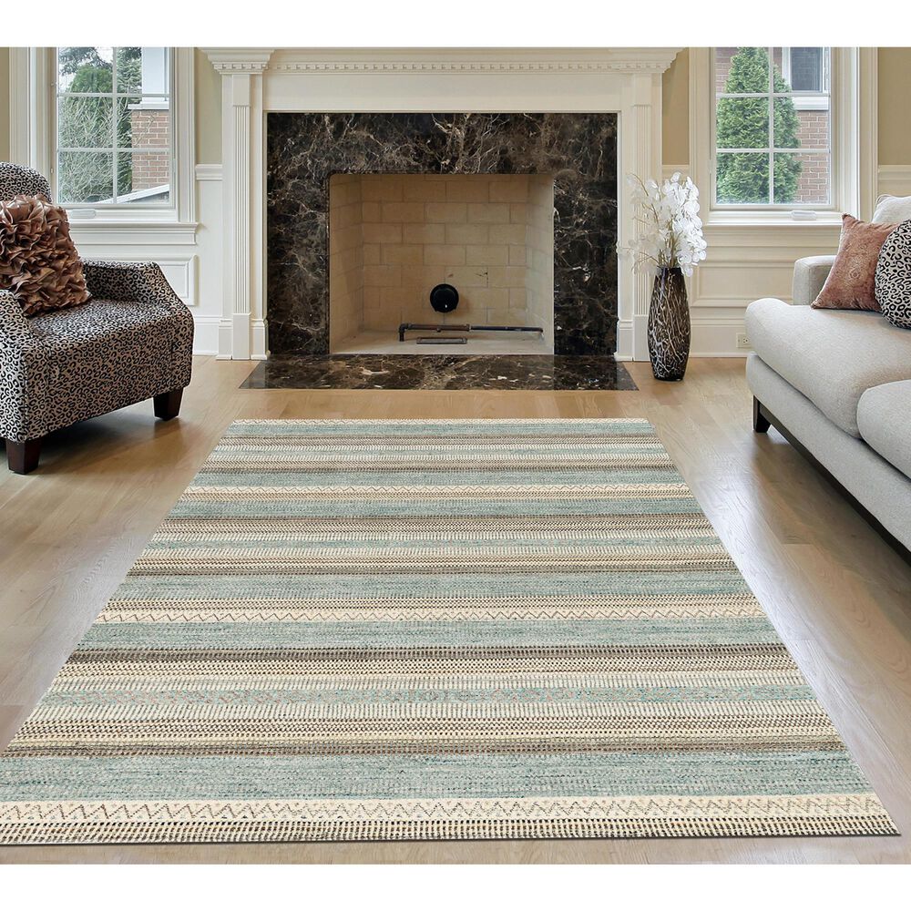 Radici USA Sondrio Light Blue 4&#39; x 6&#39; Area Rug, , large