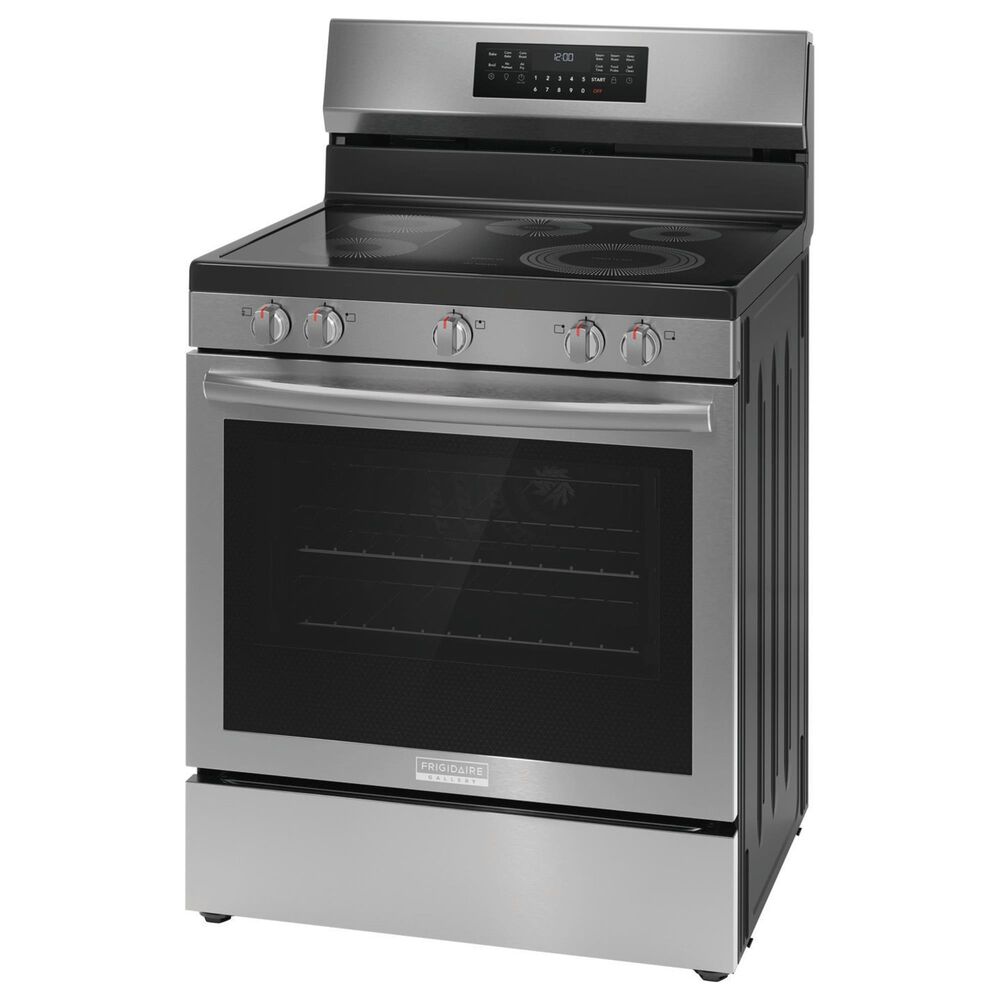 Frigidaire Gallery 30&quot; Rear Control Electric Range with Total Convection in Stainless Steel, , large