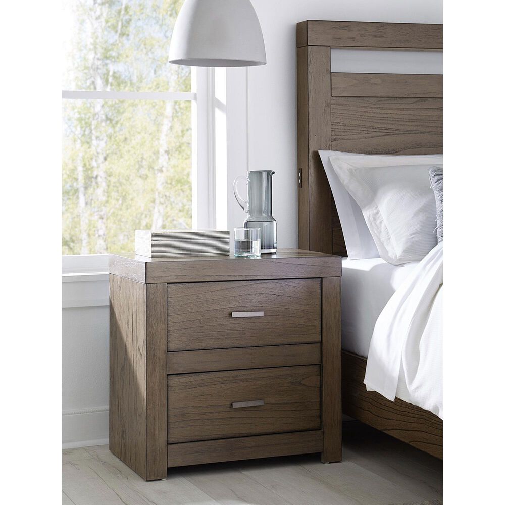 Riva Ridge Modern Loft 5-Piece Queen Storage Bedroom Set in Greystone, , large