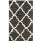 Safavieh Dallas Shag SGD257A-3 3" x 5" Dark Grey/Ivory Area Rug, , large