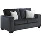 Ashley Altari Stationary Sofa and Loveseat Set in Slate, , large