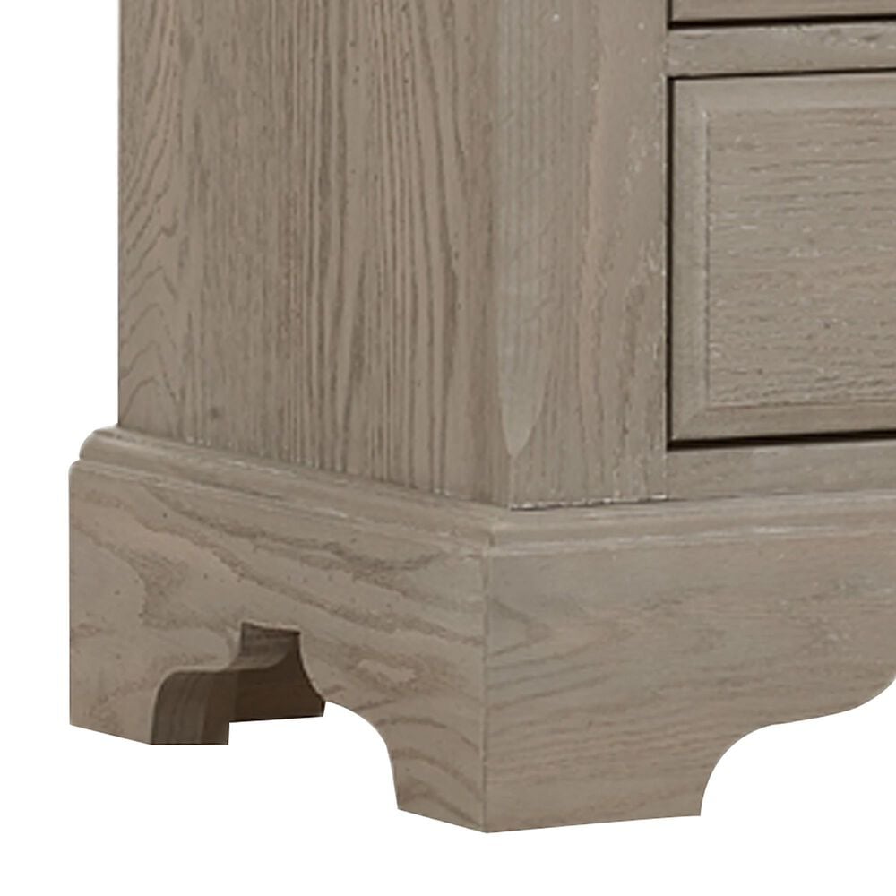 Viceray Collections Heritage Mansion 3 Drawer Nightstand in Greystone, , large