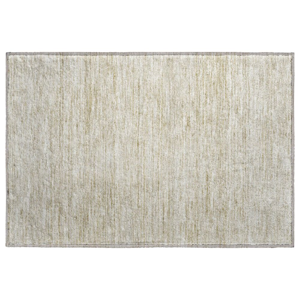 Dalyn Rug Company Soft Essentials Solid Beige 1"8" x 2"6" Indoor/Outdoor Area Rug, , large