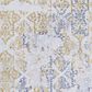 Couristan Calinda Grand Damask 2"3" x 7"6" Gold, Silver and Ivory Runner, , large