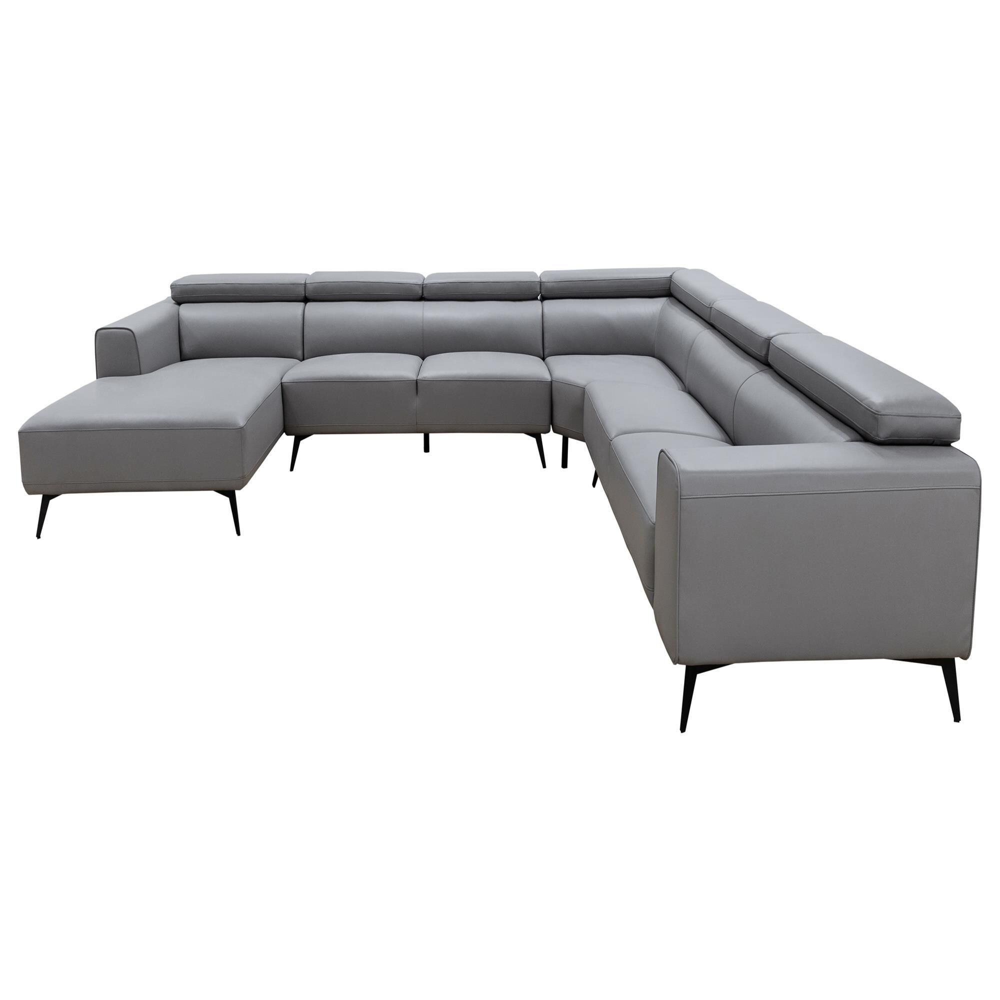 37B Gemma 4-Piece Sectional in Warm Ash