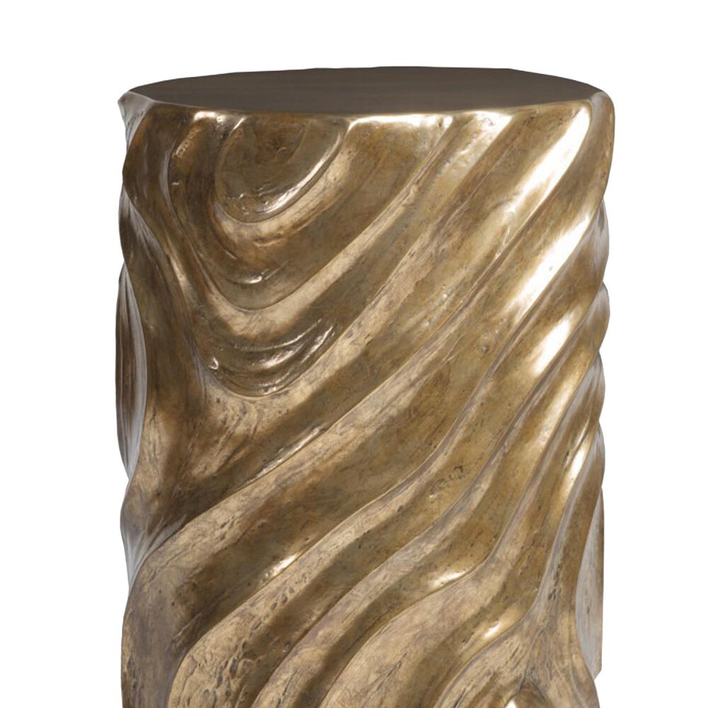 Artistica Metal Catalan End Table in Bronze, , large