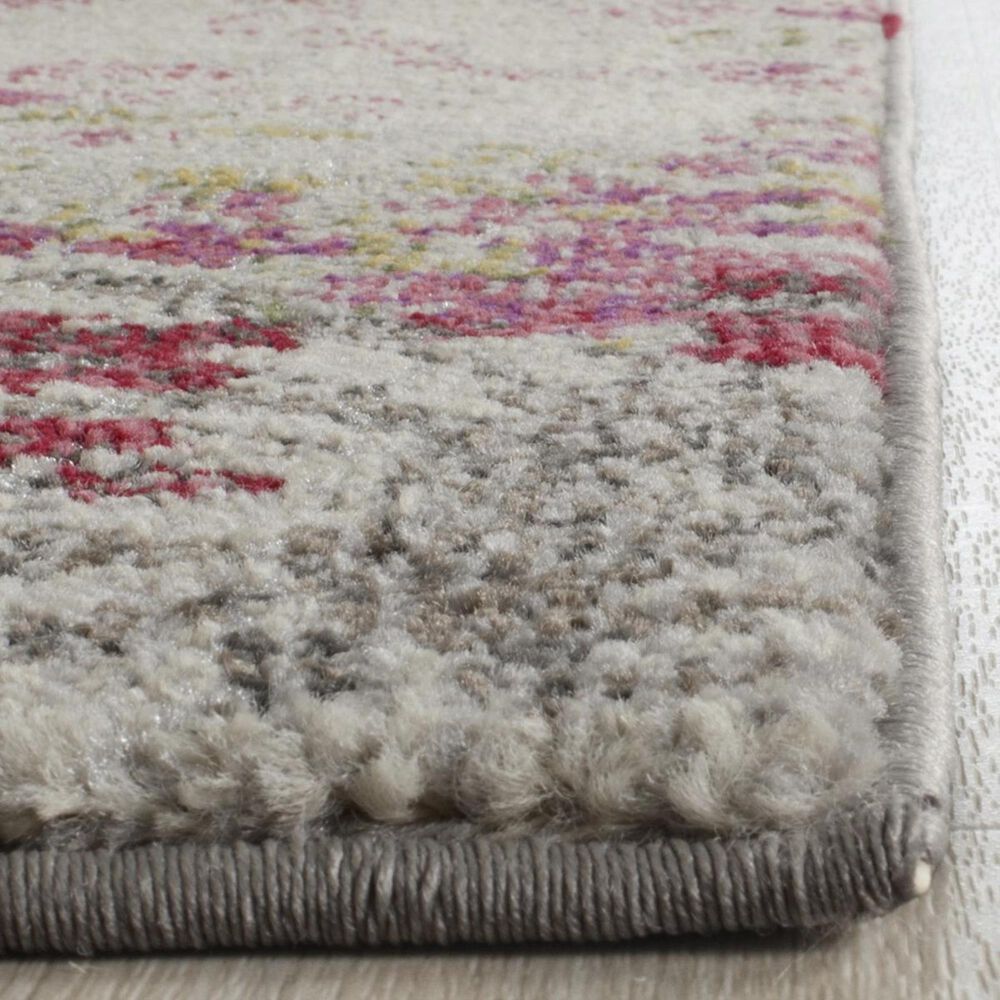 Safavieh Monaco MNC205R 2&#39;2&quot; x 8&#39; Ivory and Pink Runner, , large