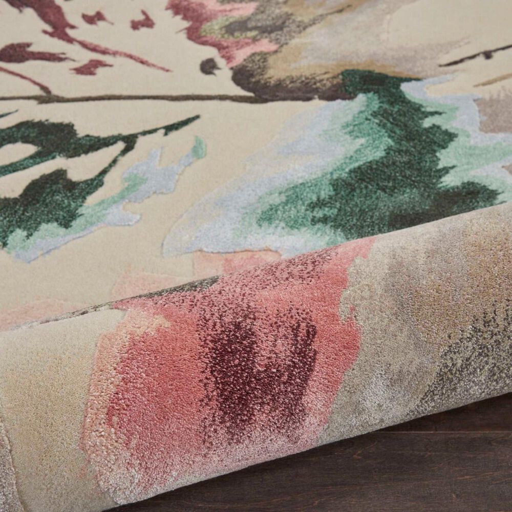 Nourison Prismatic PRS15 7&#39;9&quot; x 9&#39;9&quot; Beige and Multicolor Area Rug, , large