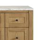 James Martin Vanities Breckenridge 60" Single Bathroom Vanity in Light Natural Oak with 3 cm Victorian Silver Quartz Top, Rectangular Sink and FreePower Wireless Charger, , large