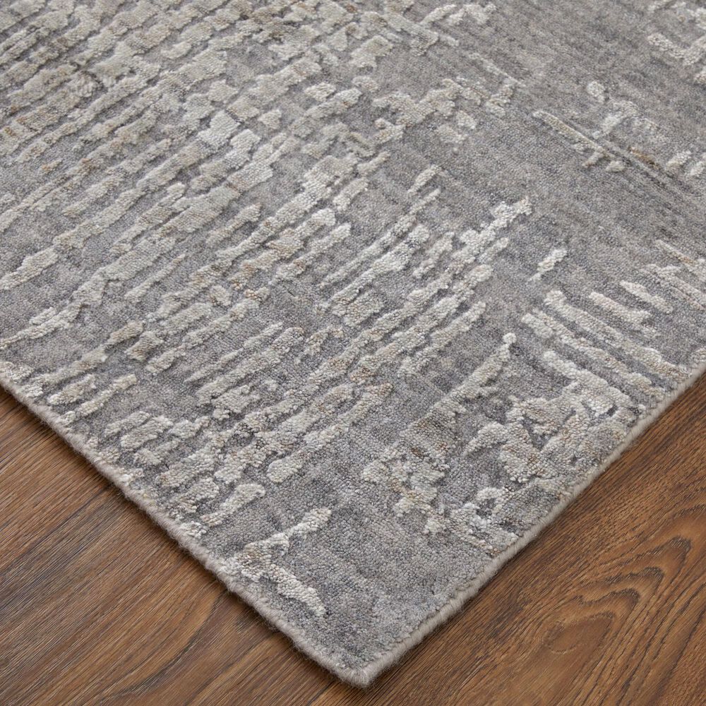 Feizy Eastfield 69A9F 3&#39; x 5&#39; Dark Gray Area Rug, , large