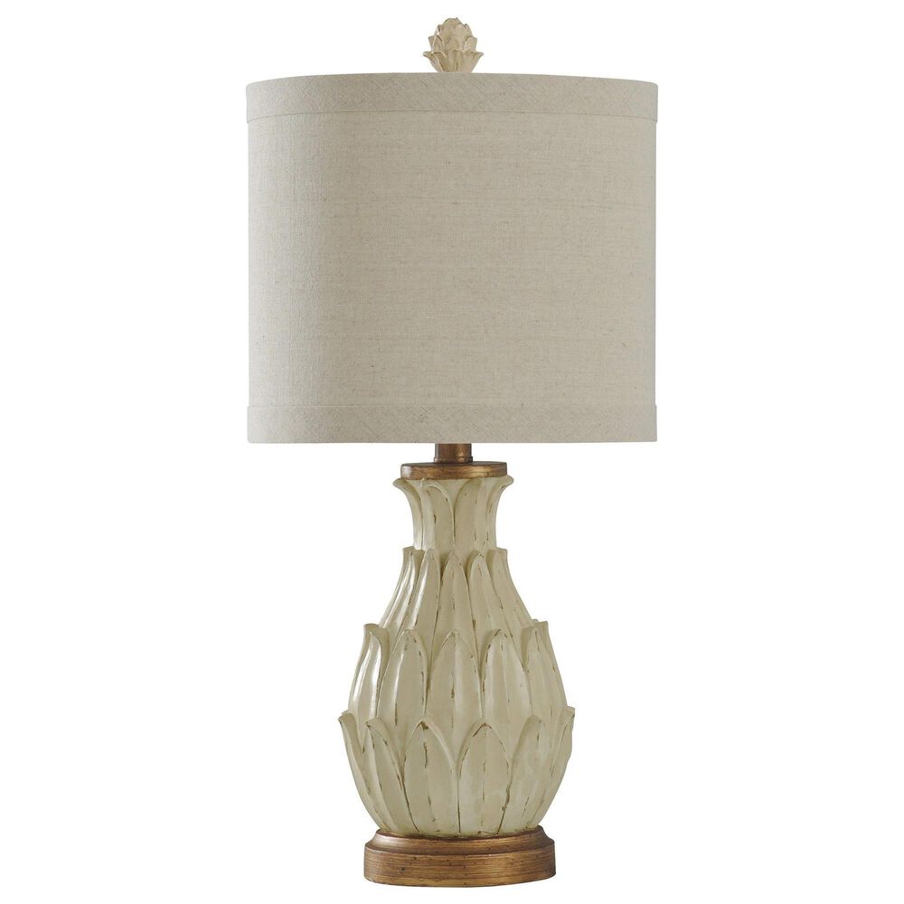 Flair Industries Table Lamp in Off-White, Biscuit Beige and Dark Brown, , large