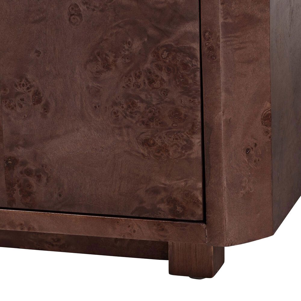Baxton Studio Valora Storage Cabinet in Dark Walnut Brown, , large