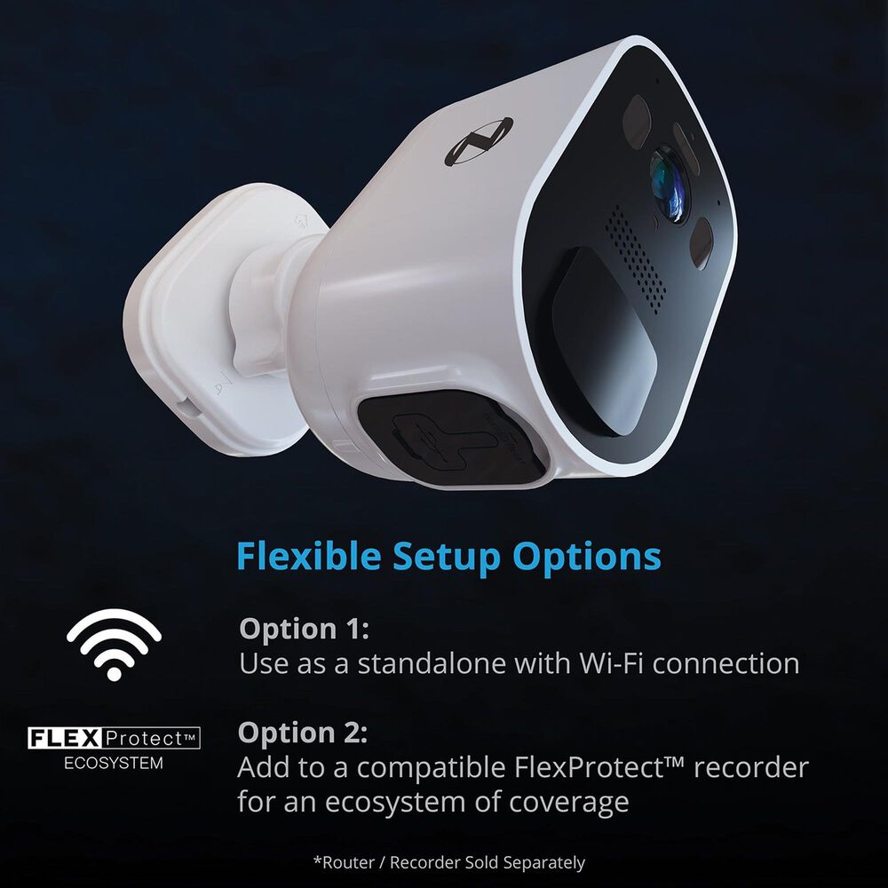 Night Owl Wire Free 2K Spotlight Camera in White, , large