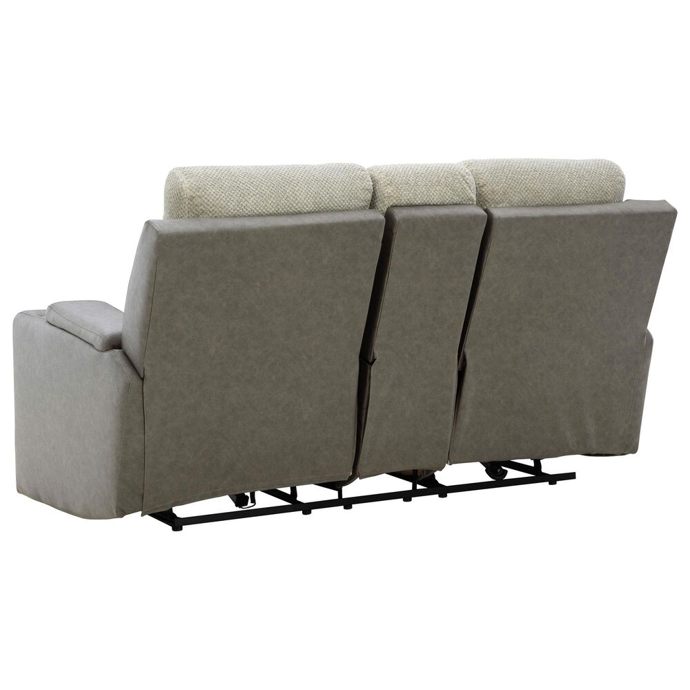 Ashley WhipLash Power Reclining Loveseat in Sisal, , large