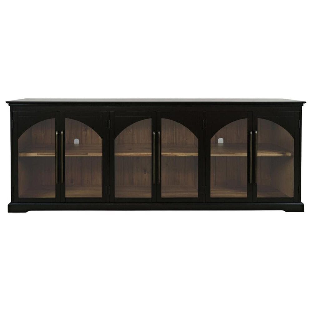 Waltham Archdale 6-Door Accent Cabinet in Black, , large