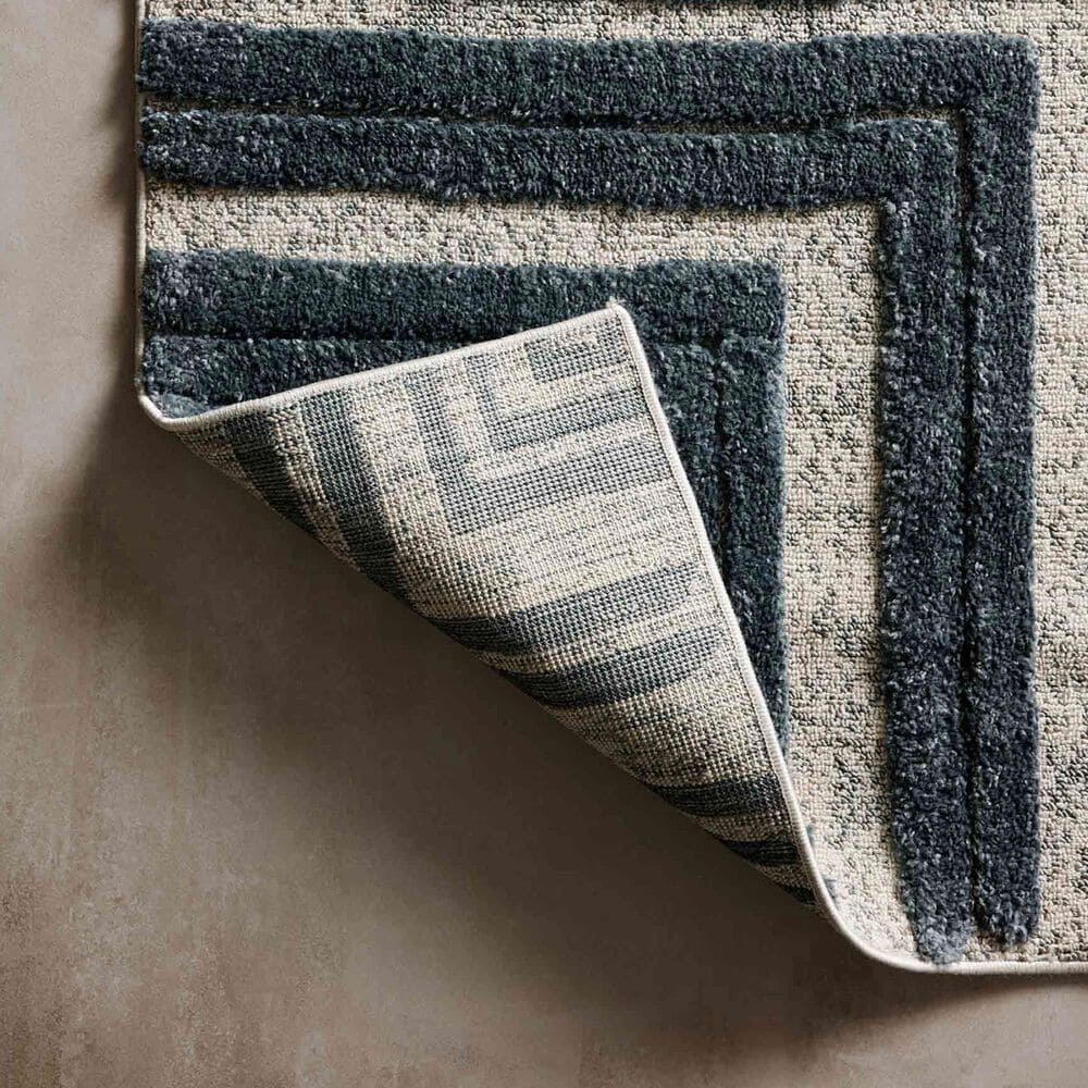 Loloi II Hagen 5&#39;3&quot; x 7&#39;8&quot; Blue and White Area Rug, , large