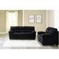 Ashley SimpleJoy Stationary Sofa in Onyx, , large