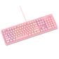 JLab Nightfall Wired Keyboard in Pink, , large