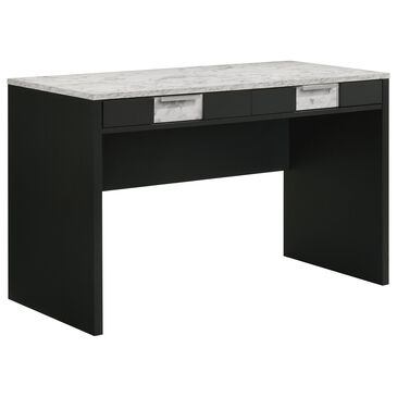 Crown Mark Rangley Writing Desk in Black and White, , large