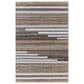 Surya Azalea 5" x 7"6" Black, Taupe, White and Brown Area Rug, , large