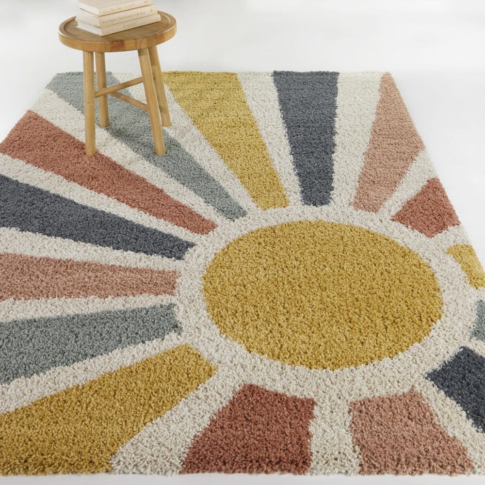 Balta Rugs Helia Multicolor 5' 3" x 7' Area Rug, , large