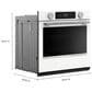KitchenAid 30" Single Wall Oven with Assisted Cook Cycles in White, , large