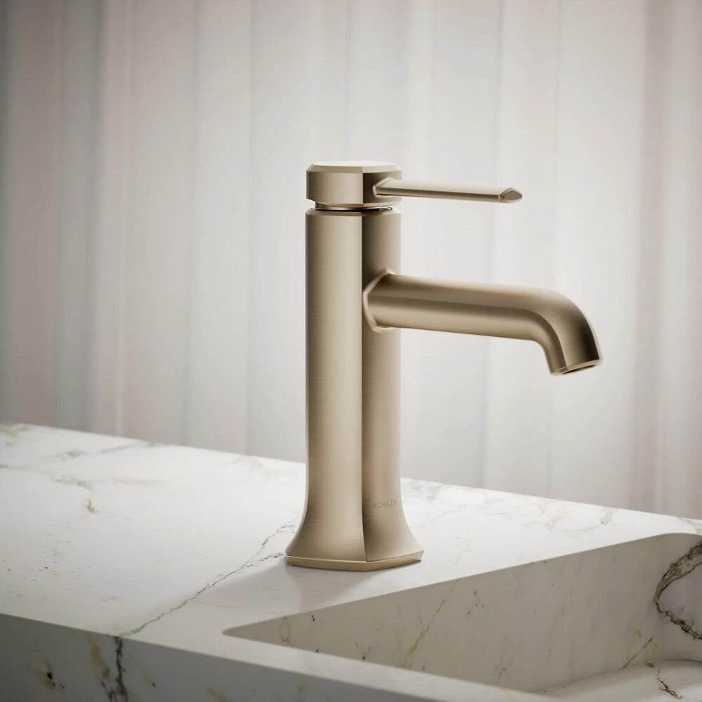 Kohler Occasion Single-Handle Bathroom Sink Faucet in Vibrant Brushed Bronze, , large