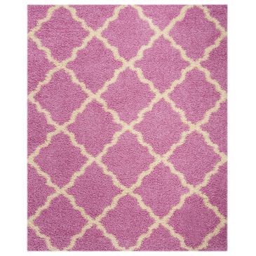 Safavieh Dallas Shag SGD257I-10 10" x 14" Pink/Ivory Area Rug, , large