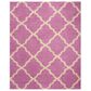 Safavieh Dallas Shag SGD257I-10 10" x 14" Pink/Ivory Area Rug, , large