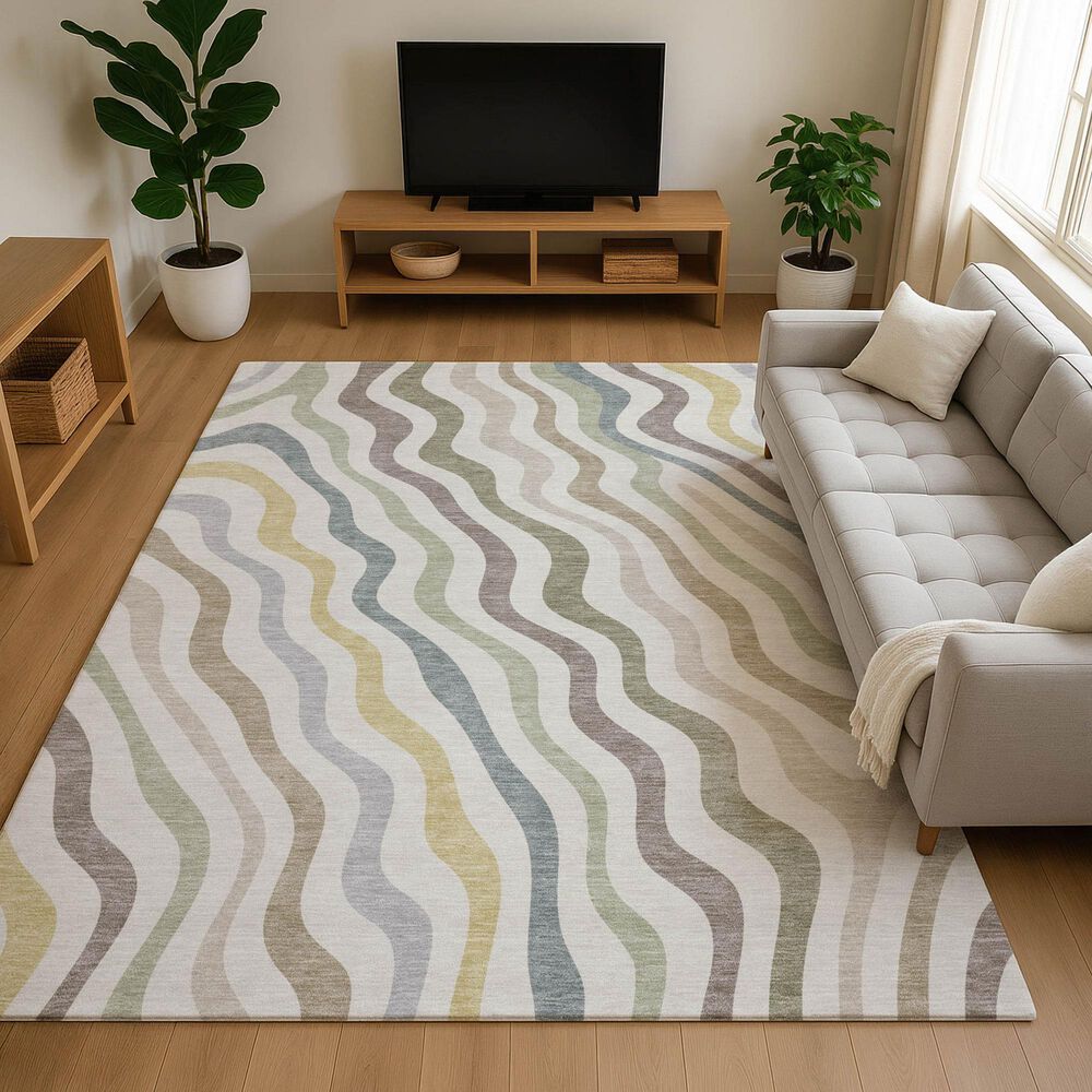 Dalyn Rug Company Kenner KN4 Ivory 8' x 10' Area Rug, , large
