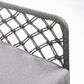 Blue River Marco Outdoor Lounge Chair with Gray Rope in Black, , large