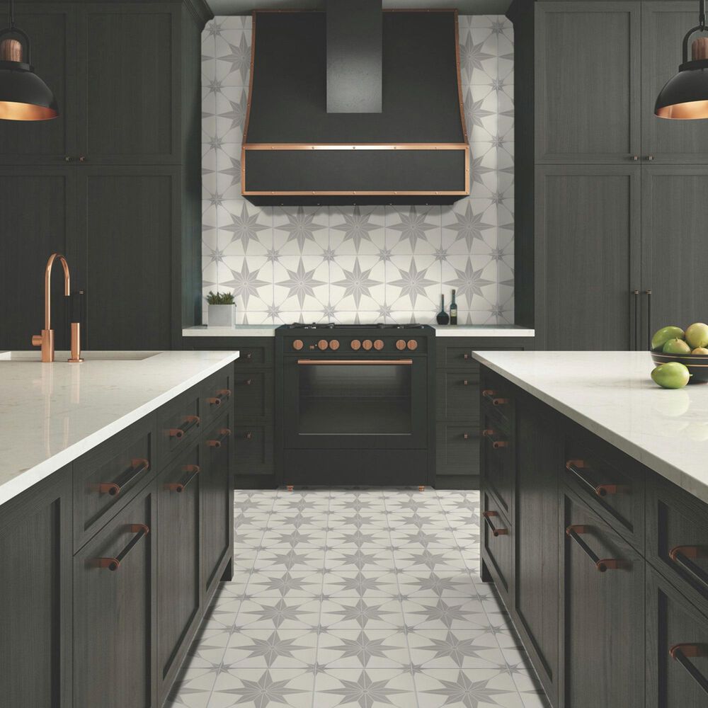 Dal-Tile Memoir Jewel Grey 12&quot; x 12&quot; Matte Ceramic Tile, , large