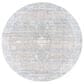 Safavieh Webster WBS328G 6"7" Round Grey and Beige Area Rug, , large