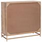 Linon Home Decor Janie 2-Door Cabinet in Natural and Gold, , large