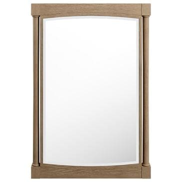 James Martin Kinnsden 26" Rectangular Mirror in Weathered Oak, , large
