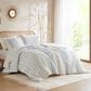 Hampton Park Imani 3-Piece Full/Queen Comforter Set with Chenille in White and Navy, , large