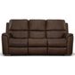 Flexsteel Henry 3-Piece Power Reclining Living Room Set in Burnt Umber, , large