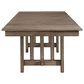 New Heritage Design Harrisburg 5-Piece Rectangular Dinning Set in Rich Walnut Brown, , large