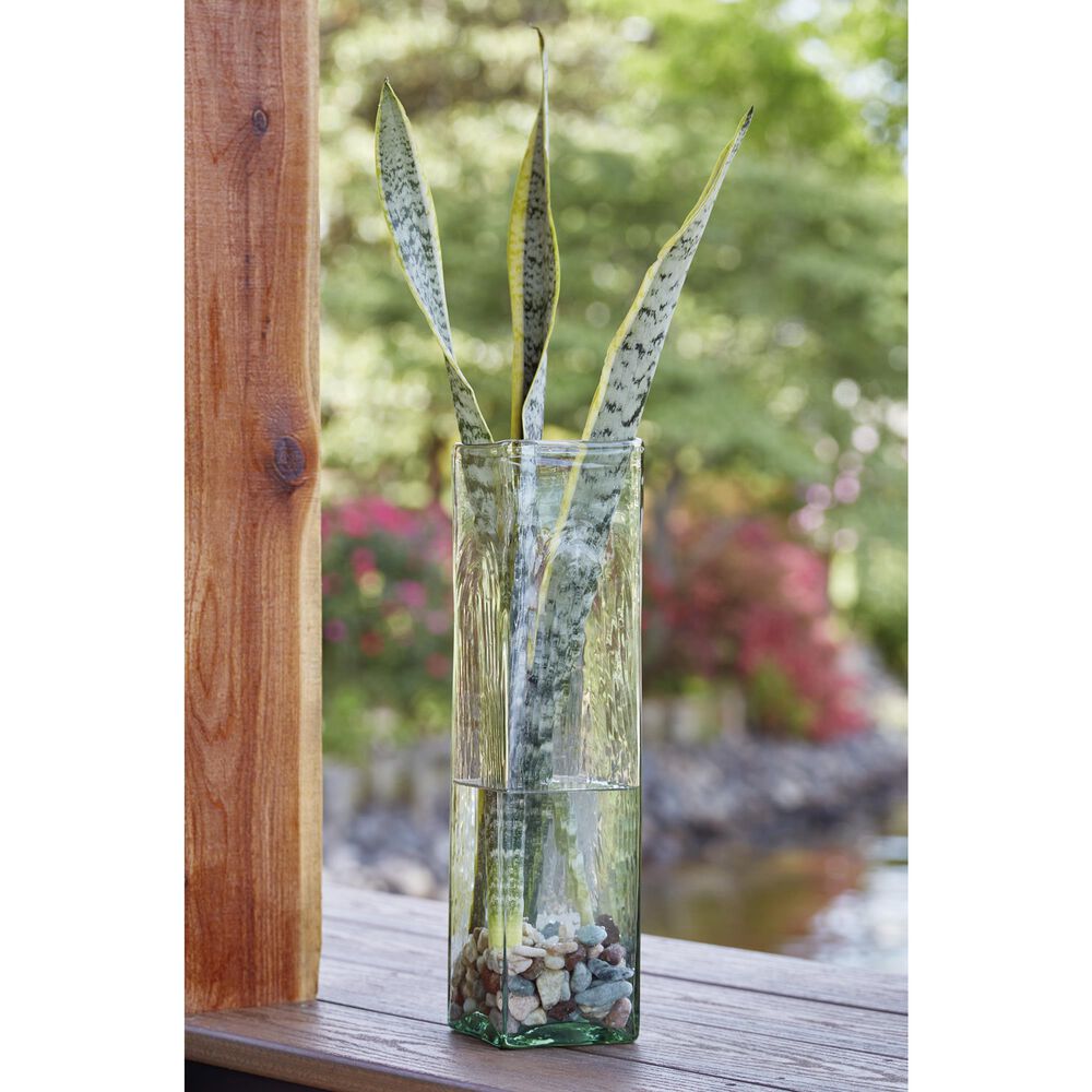 Ashley Taylow 15&quot; Vase in Green, , large