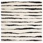 Safavieh Venus Shag VNS603A 6"7" Square Ivory and Black Area Rug, , large